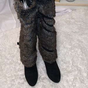 Fur Boots never worn